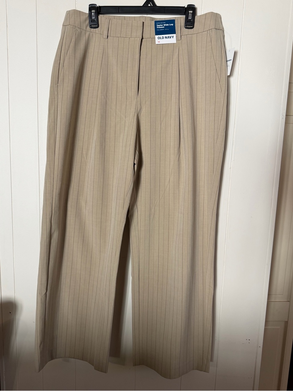 Old Navy Women’s Khaki Pinstripe Dress Pants